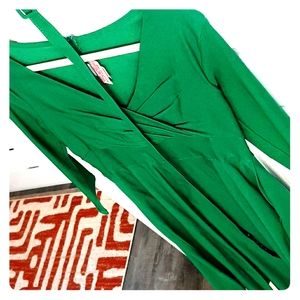 Pinup Girl Clothing Green Erin Swing Dress Sz L